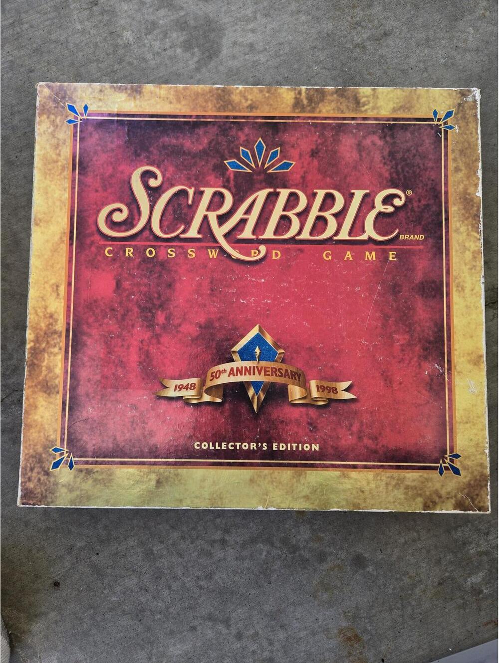 50th anniversary deluxe scrabble turntable, Rotating platform, Word game